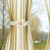 Curtain Tie Backs, 4PCS Flower Tie Backs for Curtains, Creative