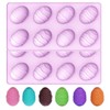 8 Cavity Easter Egg Silicone Mold (2Pack)