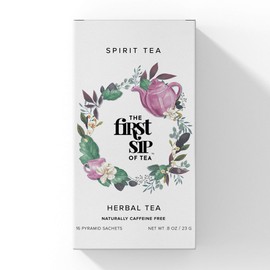 The First Sip Of Tea Spirit Herbal Tea, 16Count Tea Box