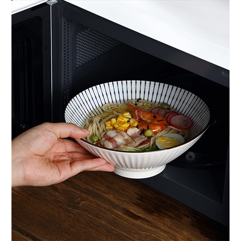 QINLANG 38 oz Japanese Ramen Bowls, Cereal Bowls, Soup Bowls,