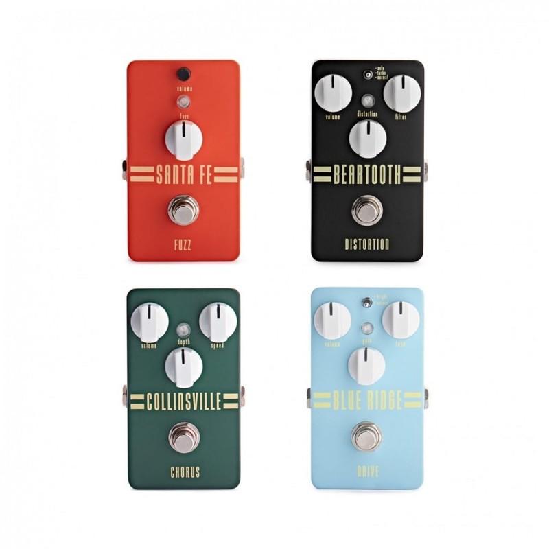 Hartwood Blues Overdrive Vintage Guitar Effect Pedal, Blue Ridge