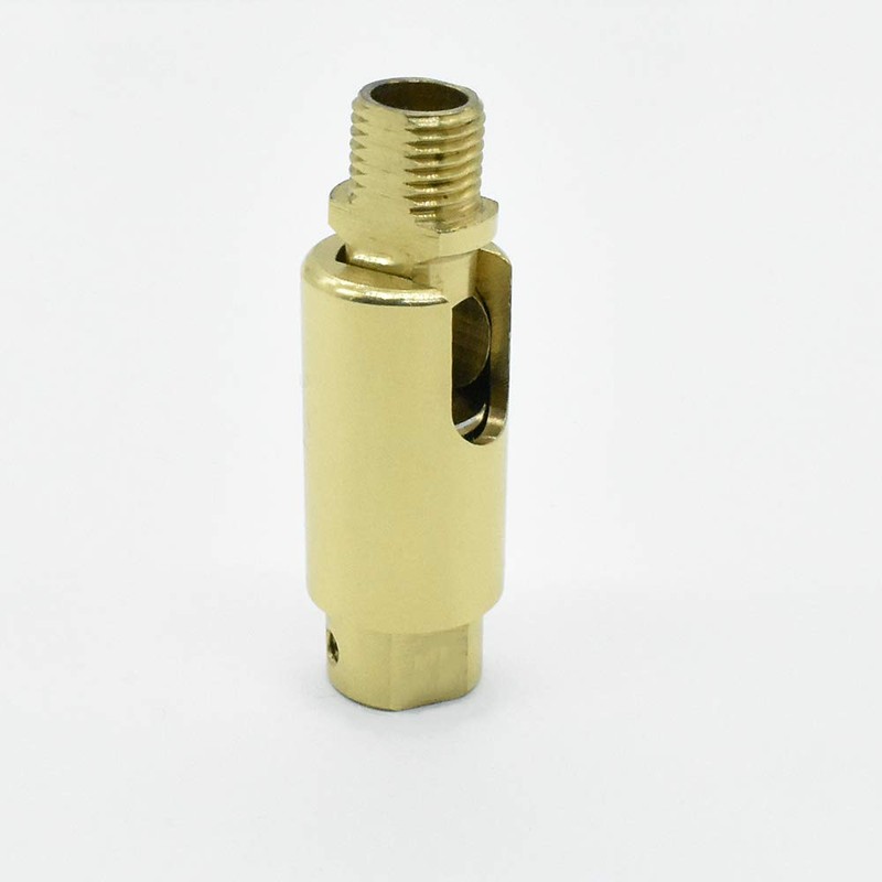 Leuchten Joint M10x1 Polished Brass - Swivel and Tilt Joint
