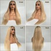 Highlights Lace Front Wigs Human Hair Ombre 13x6 HD Straight