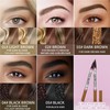 Dual-Ended Eyebrow Pencil - Waterproof, Ultra Fine With Two Micro-Fork