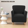Bifaunvogel Waterproof Accent Chair Cover with Arms Stretch Jacquard Single