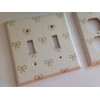 Coquette Gold Bows Light Switch Plate Various Sizes Offered