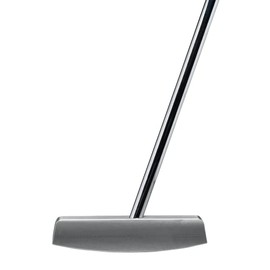Bell N-360 No-Offset CNC Milled Center Shaft Standard Blade Golf Putter + Winn Dri-Tac Dark Gray Midsize Grip (Left, 32)