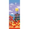 Mt. Fuji Illustration Tenugui Autumn Leaves 5-tiered Tower