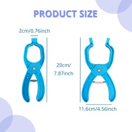 Safety Eye Tool for Crochet Toys - TRACOMPAN Professional Stuffed Animal Eye Fastening Tool | Secure DIY Craft Accessories for Doll Making, Stuffed Animals & Amigurumi | Quick Installation