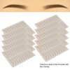 10 Pieces Eyebrow Tattoo Practice Skin, Professional Rubber Soft Microblading