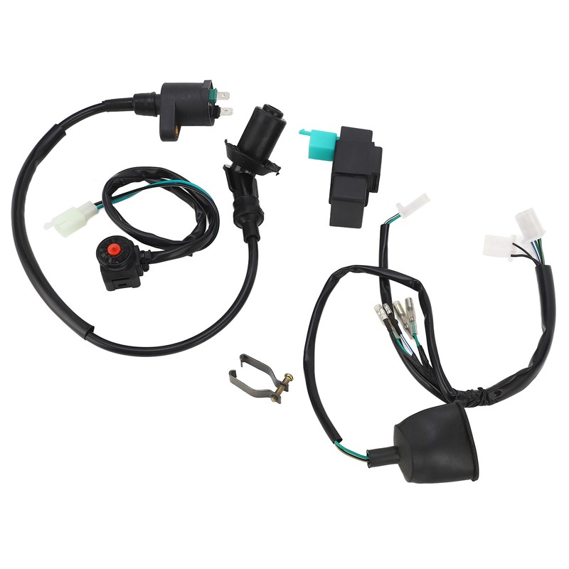 Ignition Coil CDI Wiring Harness with Cut Off Switch Flexible