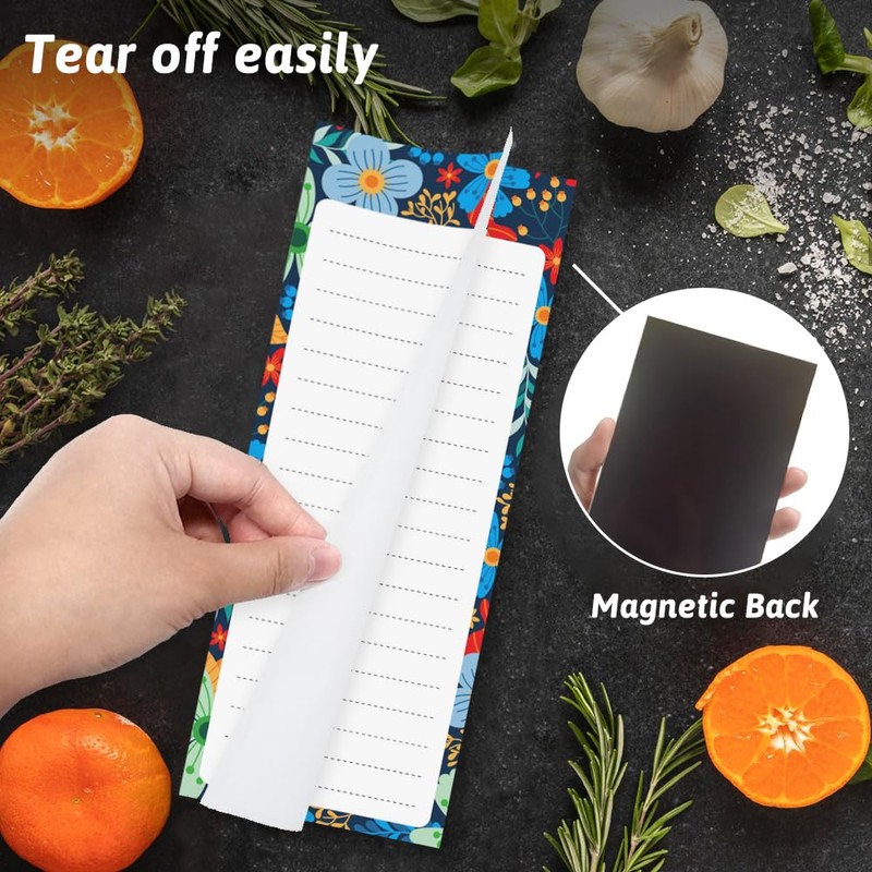 KiDEPOCH Magnet Notepads for Refrigerator, Magnetic To Do List Notepad