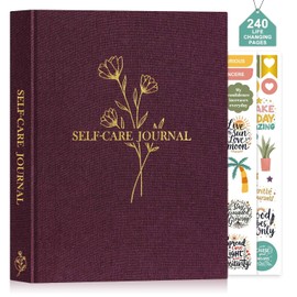 Lanpn Diario de Autocuidado y Manifestación para Mujer, diarios Guiado de Gratitud y Amor Propio, Cuaderno 5 Minutos de Salud Mental, 91 Días Gestión Emocional Journal Afirmación, Morado, Inglés