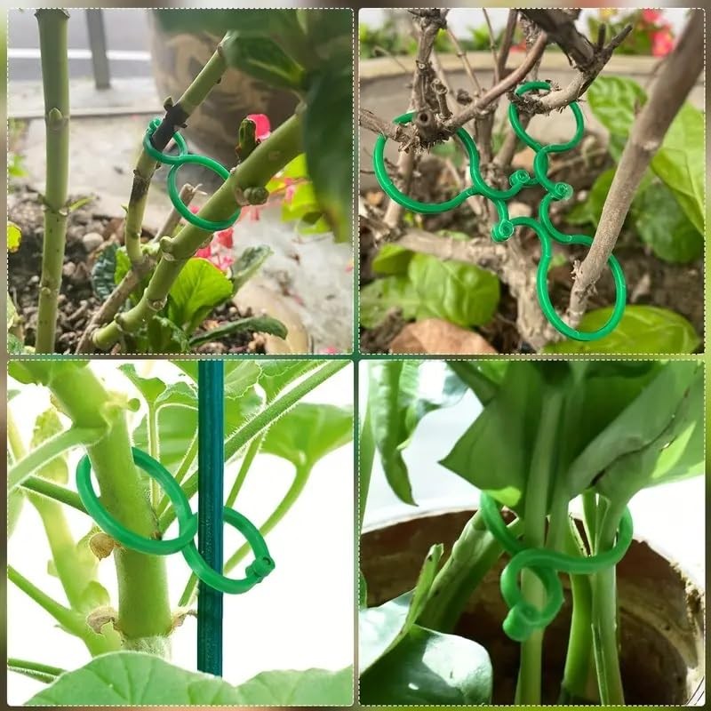 SANHIGHEND Plastic Plant Clips, Make Your Plants Tidy and Beautiful