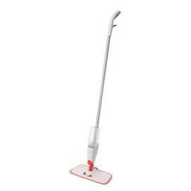 OXO Good Grips Microfiber Spray Mop with Slide-Out Scrubber,Red/White