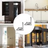 90 Degree Folding Door/Shelf Hinge Hidden Bracket Table Holder Furniture