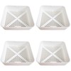Leyso 4 Pcs 8.5-inch Thermoplastic Floor Sink Drain Strainer Drop-in