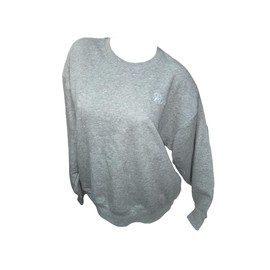 Victoria's Secret Pink Ivy Fleece Classic Glitter Crew Sweatshirt Color Gray Bling Size X-Large New