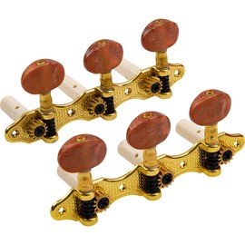 Yootones Classical Guitar Tuners Machine Heads Tuning Keys String Pegs 3L 3R 1:14 Compatible with Classical Guitar