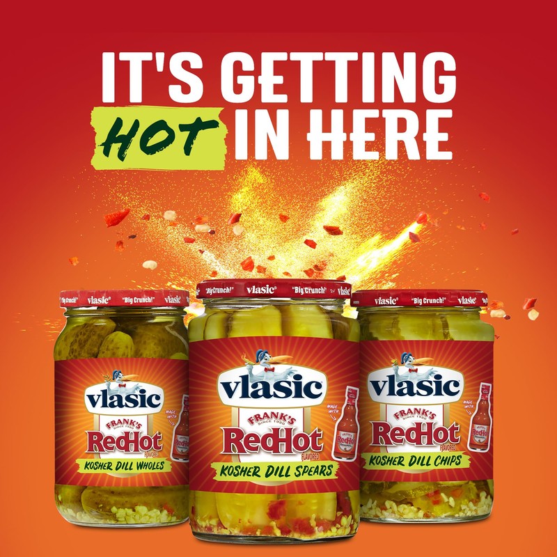 Vlasic Frank's RedHot Original Cayenne Pepper Sauce Flavored Kosher Dill