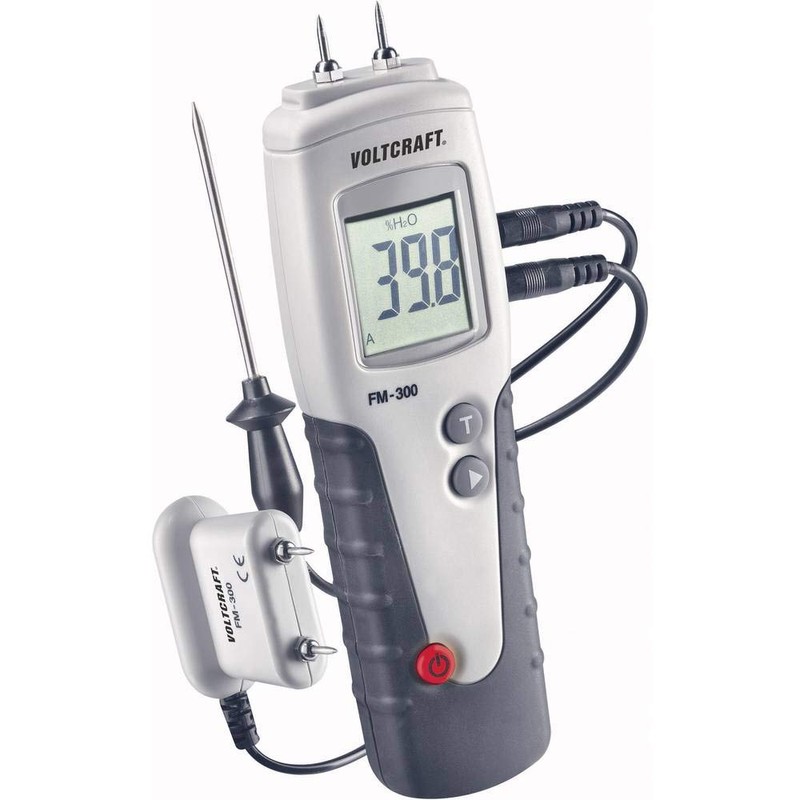 VOLTCRAFT FM-300 Moisture Meter for Construction Materials (Interval) 6 to