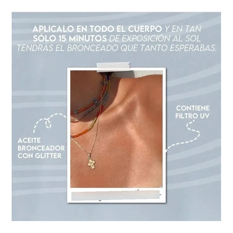 Aceite Bronceador Bronzing Oil Piel De Oro / Syam +