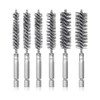 Stainless Steel Bore Brush Hex Handle Cleaning Wire Brush, 6Pcs