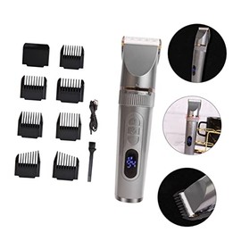 Multi Speed Cordless Hair Clippers for Men USB Rechargeable Hair Trimmer Kit with Precision Blades LED Battery Display Ergonomic Design for Beard Mustache and Full Haircut
