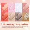 Modelones Poly Nail Gel Kit with 48W U V/LED Lamp