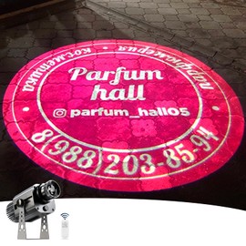 40w Logo Projector for Business Custom GOBO Projectors IP67 Waterproof Suitable for Party Lighting Decoration, Company Brand Display and Promotion,Custom GOBO Lens (40, Watts)