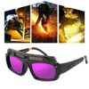 TEAMWILL Welding Goggles Mask Auto Darkening Glasses Resist Ultraviolet Eyes