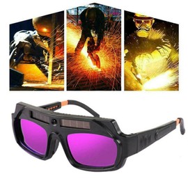 TEAMWILL Welding Goggles Mask Auto Darkening Glasses Resist Ultraviolet Eyes Ray Helmet