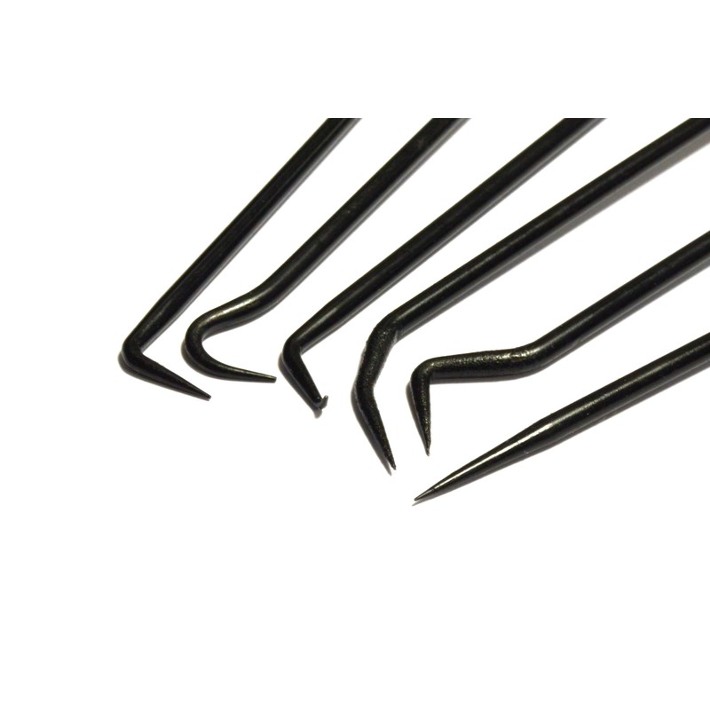 Hilka 37104006 6 PCE Pick & Hook Set Extra Long