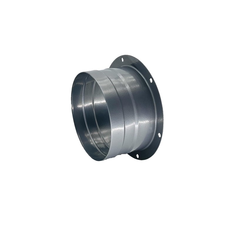 Duct Connector Flange 4 inch, Metal Straight Pipe Flange for