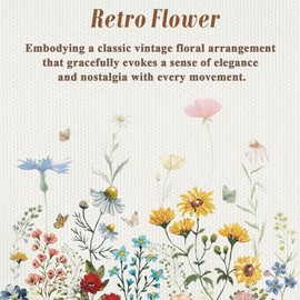 Floral Canvas Tote Bag For Women, 35.5x40cm Womens Work Bag With Magnetic Buckle And Inner Pocket For Shopping, Large Reusable Makeup Pouch Gifts For Friends, Families, Bestie, Sisters, Ladies