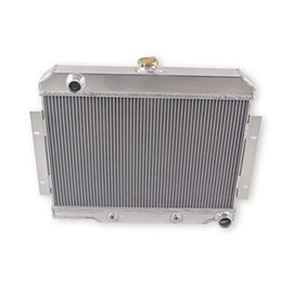 LUXERAD 3 Rows Core Aluminum Cooling Radiator for 1972-1986 Jeep CJ5 CJ6 CJ7 V8 Conversion Chevy Engine Radiador(GM/Chevy V8 Engine SWAP)