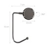 kwmobile 2x Bag Hooks for Luggage Floor Preventing - Bag