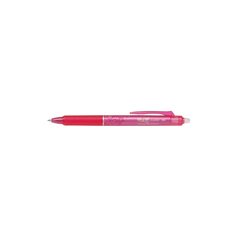 Pilot FriXion Clicker 05 Erasable Retractable Rollerball Pens Pink Ink