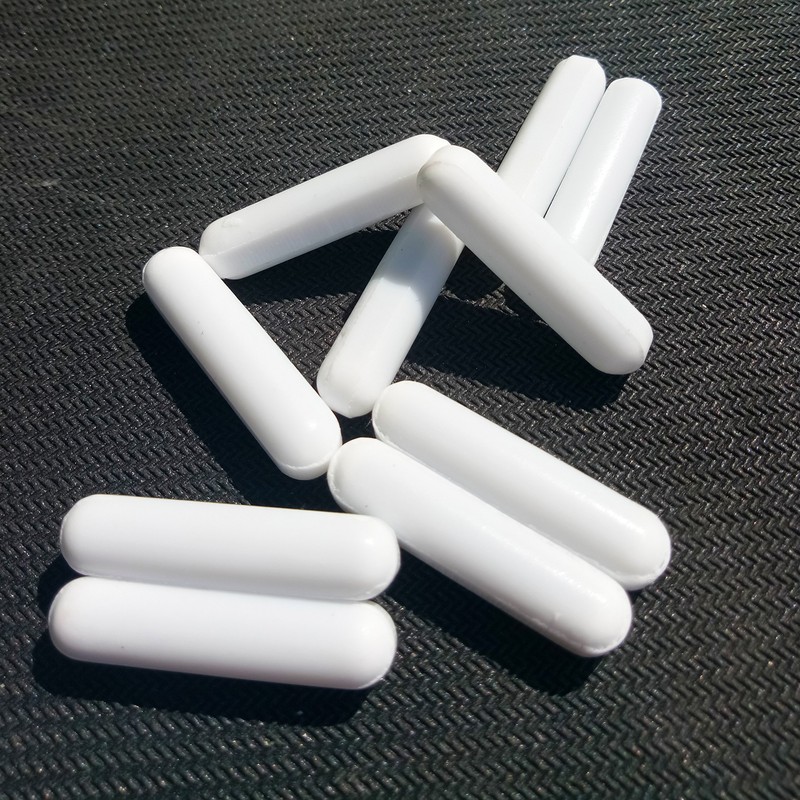 Barra magnética de agitador PTFE para mezclador magnético, forma de
