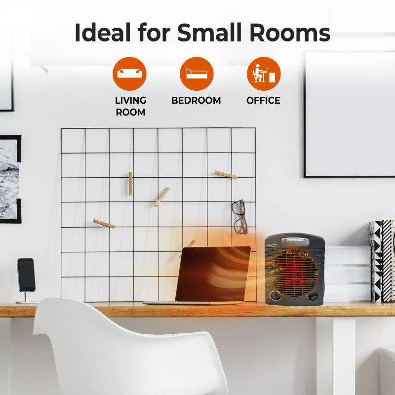 Comfort Zone Portable Fan-Forced Indoor Space Heater with Adjustable Thermostat