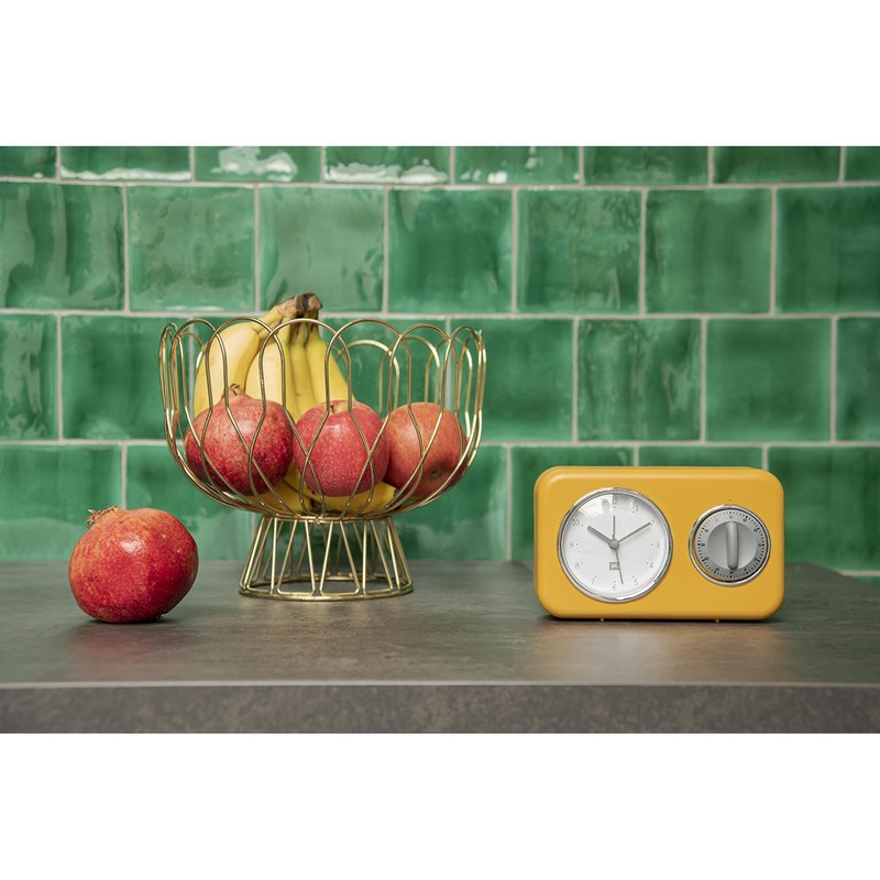 Present Time Wired Fruit Bowl, Gold, 26 x 28 cm,