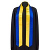 Vision Wear Ukraine Flag Graduation Sash/Stole International Study Abroad Adult