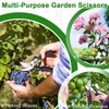 Professional Titanium Garden Secateurs, Gardening Pruning Shears, Garden Scissors, Bypass