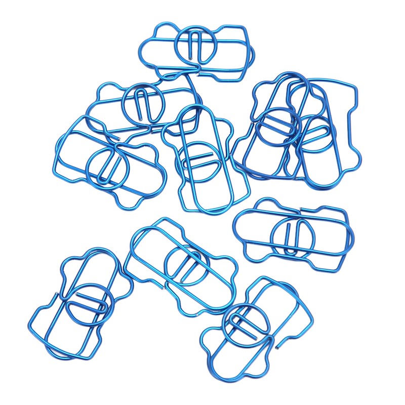 100PCS Metal Paper Clip Multifunctional Electroplating Process Prevent Slip Exquisite