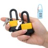 Long Shackle Padlock Waterproof Weatherproof Heavy Duty 2 Keys Per
