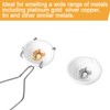 Crucibles Set for Melting Metal Kit,High-Heat Casting Kit with 6