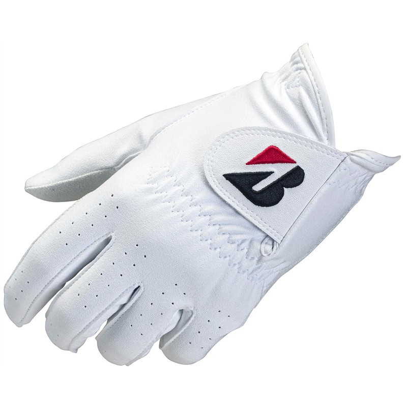 Bridgestone GL2509WH26 Men's Golf Glove Tour Nano, White, 10.2 inches