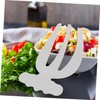 Mobestech 2Pcs Reusable Salad Claws Comfortable Grip Mixing Forks for