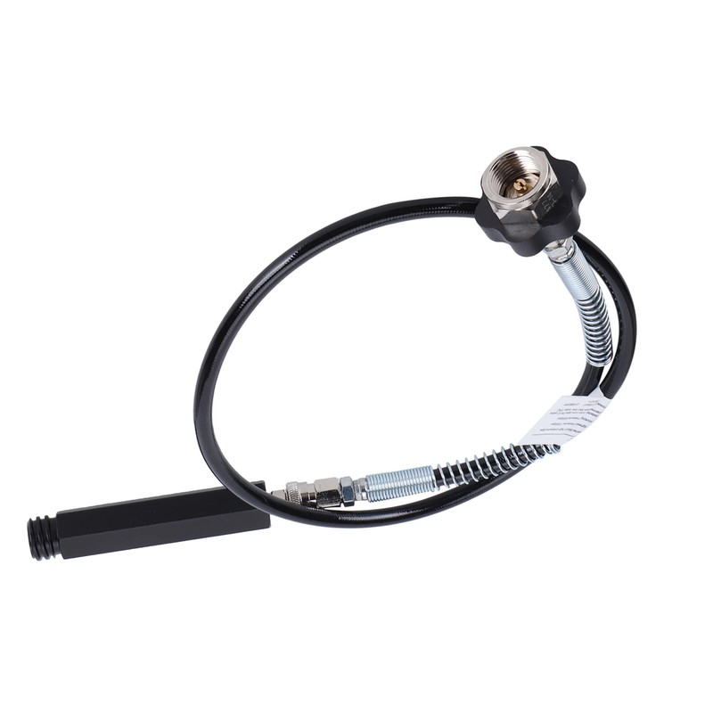 W21.8‑14 CO2 Cylinder Refill Adapter Hose with Spring Tube 36in
