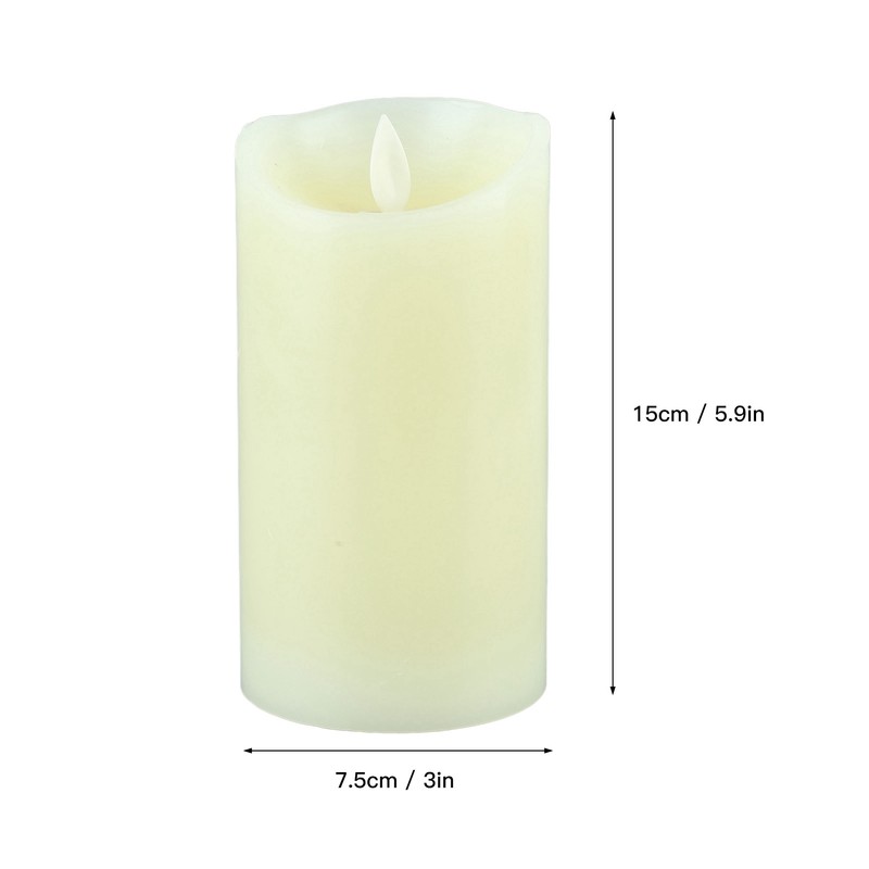 Rechargeable LED Candles Simulation High Brightness Romantic Flameless Flickering Dancing